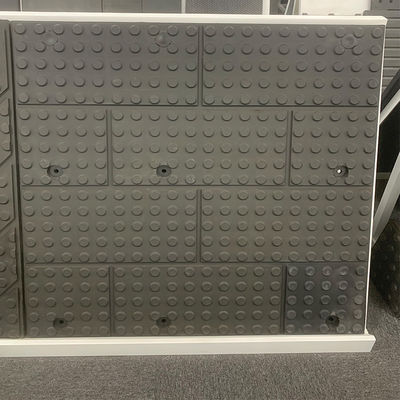 Floor Large Black Rubber Mat Embedded With 4mm Steel Plate