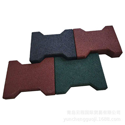 E-Purchasing Horse Stable Floors With Dog Bone Shape Rubber Tiles Shore A 65