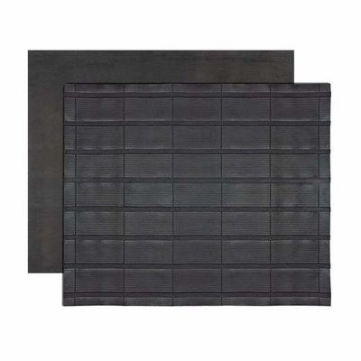 Cloth Backing Reinforced Horse Trailer Ramp Rubber Mat Horse Trailer Ramp Anti Slip Gipped Mat