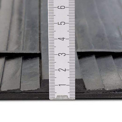 Cloth Backing Reinforced Horse Trailer Ramp Rubber Mat Horse Trailer Ramp Anti Slip Gipped Mat