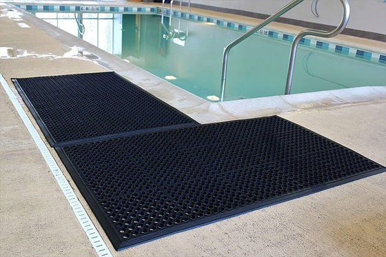 Commercial Anti-Fatigue Drainage Rubber Mats 82.6"X35.4"Heavy Duty Non-Slip Floor Mats For Indoor Outdoor