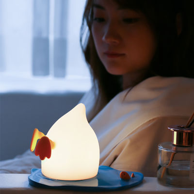 Duck Night Light, USB Silicone NightLight, Cute Animal Bedside Table Lamp With 15 Min Timer & Touch Control (Color : A)