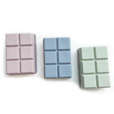 Silicone Ice Cube Trays with Lid Easy Release Big Ice Cube Molds for Whiskey Cocktail Drinks Freezer  4 Colors