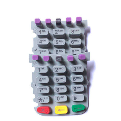 Silicon Rubber Keypad For Verifone Vx520 POS Terminal With Silk Printing Logo