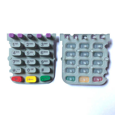Silicon Rubber Keypad For Verifone Vx520 POS Terminal With Silk Printing Logo