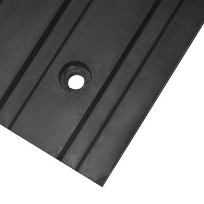 Racecourse Tunnel Black Rubber Floor Mats Embedded With Q235 Steel Plate For Horse Pool Access