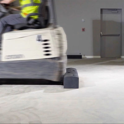 Safety Rubber Forkshield Mats Flexible Low Level Barrier Safely Stops Moving Material Handling Vehicles