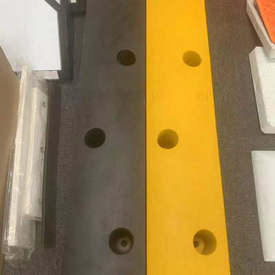 Large Rubber Mats For Flexible Floor-Level Guardrail System Keeps Your Walkways, Walls, And Facility Damage-Free