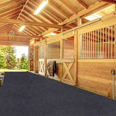 Horse Stable Mats Duty Stall Mats For Floor Surface Absorbent Mat Lightweight Washable Floor Mat Back Non-Slip (8' x 8')