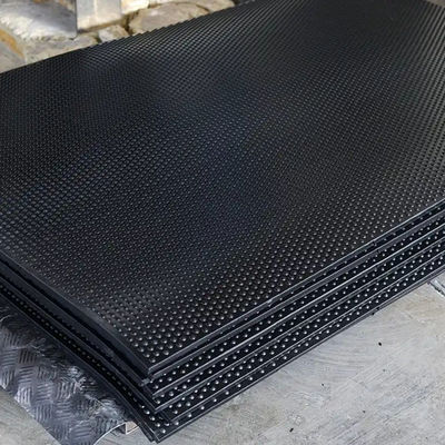 American Floor Mats Horse Stable Mats Heavy Duty Stall Mats Durable Rubber Flooring Solid Black 1/2" Thick 4' X 6' Mat