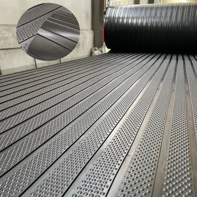 Rubber Horse Stall Mat For Horse Farms Comfort Support Shock Absorbing Cushioning