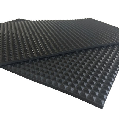 Factory Checker Plate Pyramid Pattern Horse Stable Rubber Mat