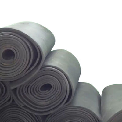 Soundproofing B2-Grade NBR Black Rubber Foam Insulation Sheet Roll for horse stable and bed