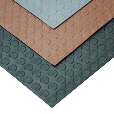 3mm Horse Stall Mattress Floor Rubber Mat 16.4 X 3.3 Fts Heavy Duty Coin Grip Garage Flooring Roll Non Slip