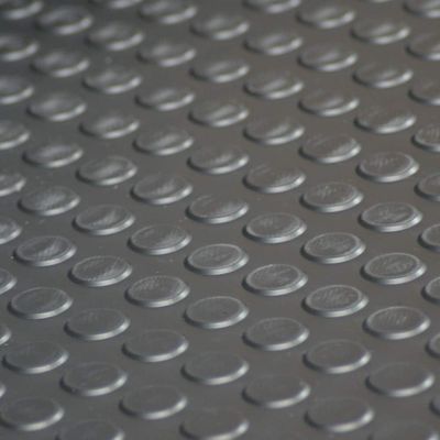 E-Purchasing 3mm Thick Rubber Floor Rubber Mat 16.4 X 3.3 Fts Rubber Stall Mats Heavy Duty Coin-Grip Pattern