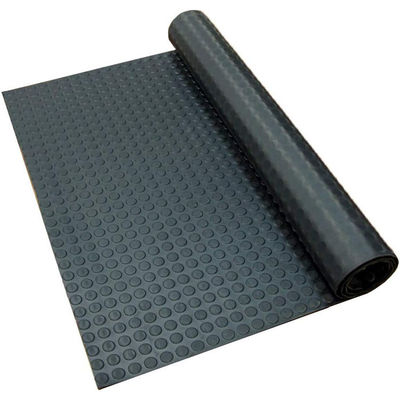 E-Purchasing Coin Patterned Rubber Flooring Rolls With Size 9m X 1.5m Gray Color