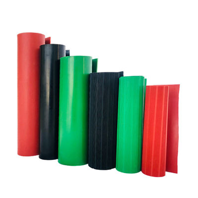 Industrial SBR EPDM NBR CR IIR Butyl Horse Stall Mattress Rubber Sheet Roll With Black Green Red Color