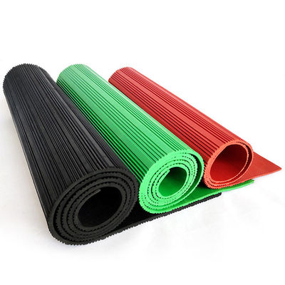 Industrial SBR EPDM NBR CR IIR Butyl Horse Stall Mattress Rubber Sheet Roll With Black Green Red Color