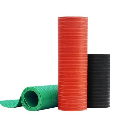 Industrial SBR EPDM NBR CR IIR Butyl Horse Stall Mattress Rubber Sheet Roll With Black Green Red Color
