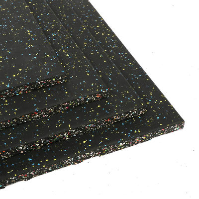 High Density Floor Thick Rubber Horse Stall Mats Tiles 6 Pack 19.67'' X 19.67'' Noise Shock Absorbing Surface Protection