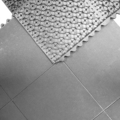 Interlocking Rubber Horse Stable Mats Floor Tiles 90cm X 90cm X 14mm And Edge Strips