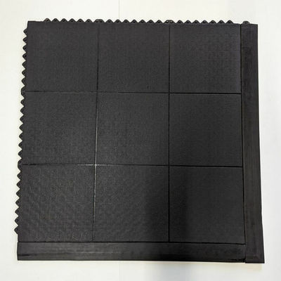 Black And Yellow Striate Edge Horse Bubble Top Rubber Stable Mats