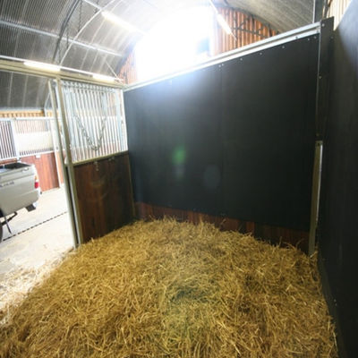 120cm X 90cm Equestrian Stable Wall Mats Rubber Lock Horse Stall Pad