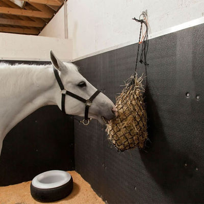 Horses Livestock Soft Black EVA 10mm X 1.8m X 1.2m Stable Wall Mat Fixings