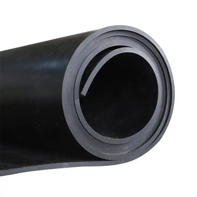 Fireproof Waterproof Black 0.5mm Heat Resistant Silicone Rubber Wall Mat