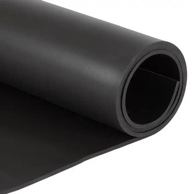 Black Flexible Durable Fireproof Shock Absorption 1m Width 2m Length Rubber Stable Wall Mats