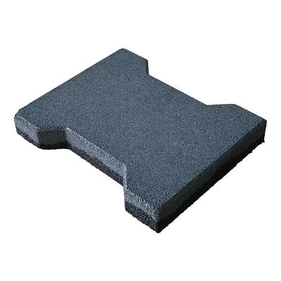 Colorful Horse Stable Floors Eco Friendly Recycled Dog Bone Horse Rubber Brick Pavers