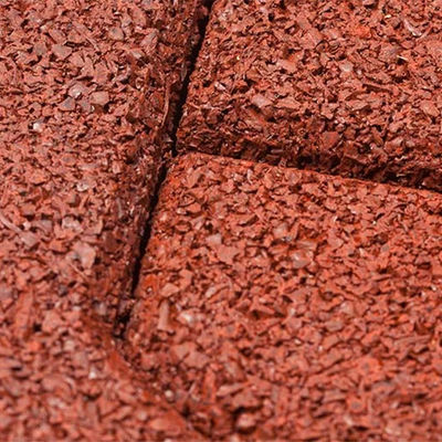 Red Color Non Toxic Horse Racetrack Dog Bone Rubber Floor Paver Brick