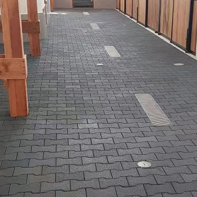 Horse Stable Easy Installation Interlocking Rubber Tile Rubber Dog Bone Paver Tile