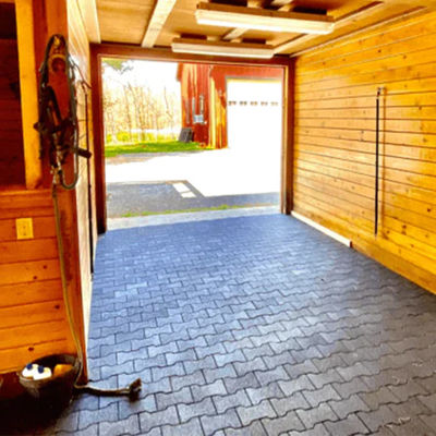 Horse Stable Easy Installation Interlocking Rubber Tile Rubber Dog Bone Paver Tile