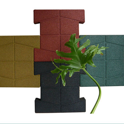 Abrasion-Resistance Longer Lifespan Non Slip Rubber Flooring Accessories H-Shape Rubber Paver For Horse Walker