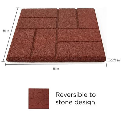 Non-Slip Rubber Floor Mat Safety Mat Rubber Floor For Horse Racecourse Access Outdoor Rubber Floor Tile