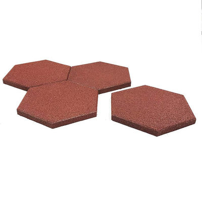 20 Pcs Rubber Pavers 10-1/2" 3/4" Thick For Equine Pavers Deck Floor Tile Patio Floor Mats Lawn Stepping Stones