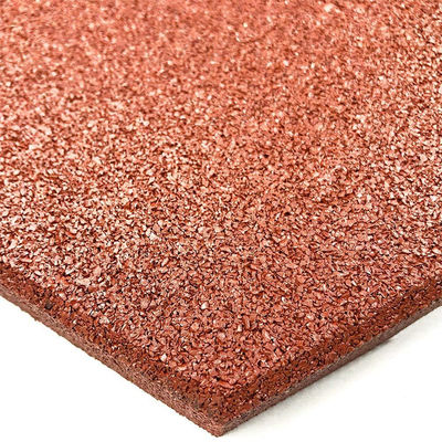 Hexagon Rubber EPDM/SBR Pavers Red Color Rubber Brick For Equestrian And Racecourse Area