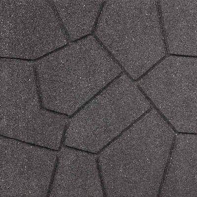 Gray Color And 8 Tiles Rubber Dual Sided Rubber Paver Tile-16" X 16" X 3/4" Inch