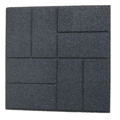 Outdoor Recycled Rubber Flooring Tiles Horse Stable Mats Rubber Mats For Equine Gray Color