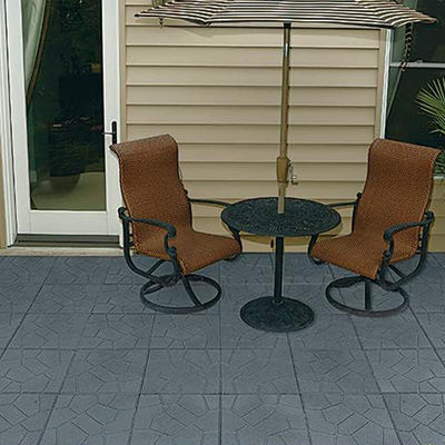 Outdoor Recycled Rubber Flooring Tiles Horse Stable Mats Rubber Mats For Equine Gray Color