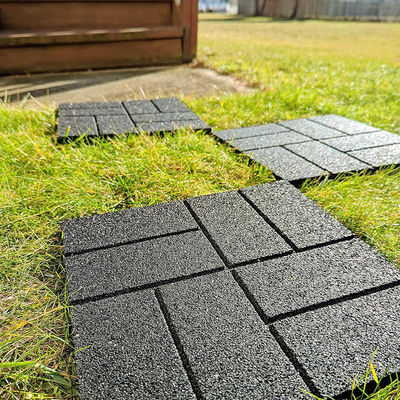 Dual Sided Decorative Lawn And Racecourse Stepping Stone Rubber Horse Stable Floors
