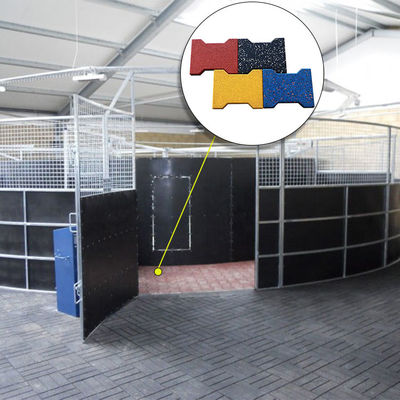 Dog Shaped Rubber Horse Walker Mats For 36ft Diameter X 6ft 6in Walkway