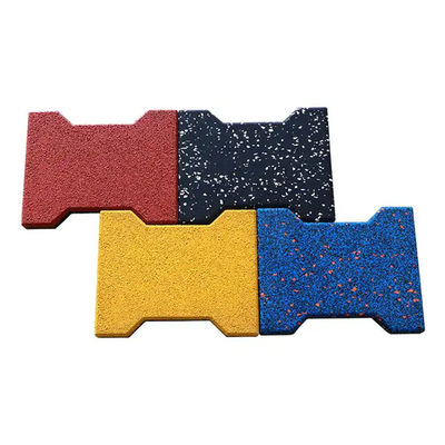 Shock Absorbing Red Color Rubber Horse Walker Matting 160 X 200 X 20mm