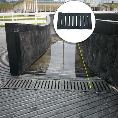 Anti-Slip 600mm Manhole Rubber Cover mats With High Quality Sidewalk Drain Grate