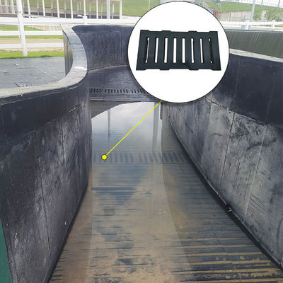 600*460*38mm Drainage Rubber Cover Mats horse rubber mats For Racecourse Channel Tunnel