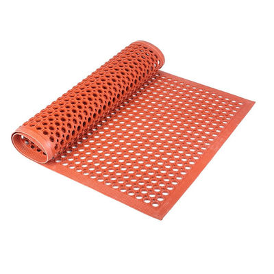 Rubber Cushion Mat With Holes, 24''X 36'' Anti-Fatigue/Non-Slip Drainage Mat Bar Bathroom