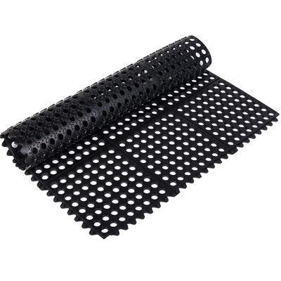 Anti-Fatigue Non-Slip Interlocking Rubber Floor Mat Heavy Duty Commercial Interlock Mats For Indoor Restaurant Kitchen