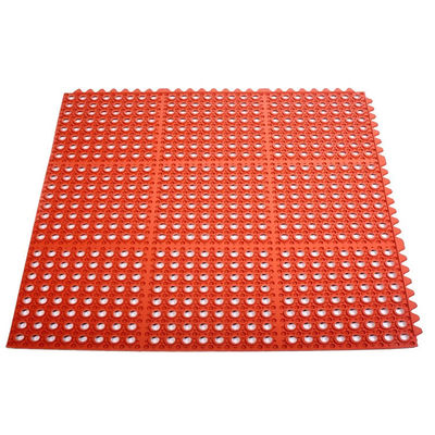 E-Purchasing Rubber Mats Dura-Chef Commercial Interlock Anti-Fatigue Rubber Matting, 36" X 36" X 1/2", Black