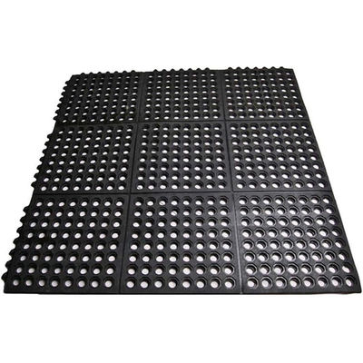 Anti-Fatigue Rubber Floor Mat Commercial Grade Grease Resistant Non-Slip Recycle Tyre Floor Mats For Restaurant Kitchen
